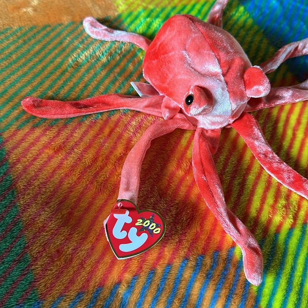 Ty 2000 Wiggly the Octopus Beanie Baby